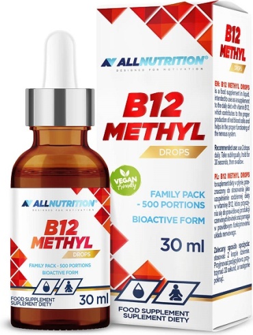 Специальная добавка All Nutrition Витамин B-12 Methyl Liquid 30 мл w