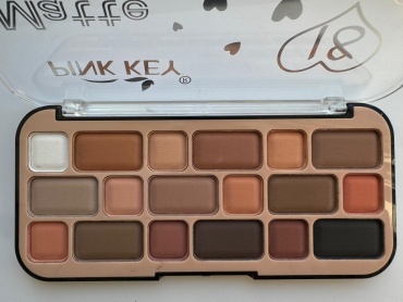 Pink Key тени прессованные Matte PK7124-2 нейтральный
