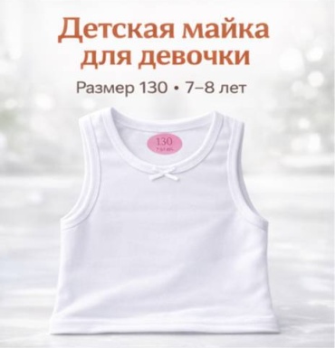 Майка белый