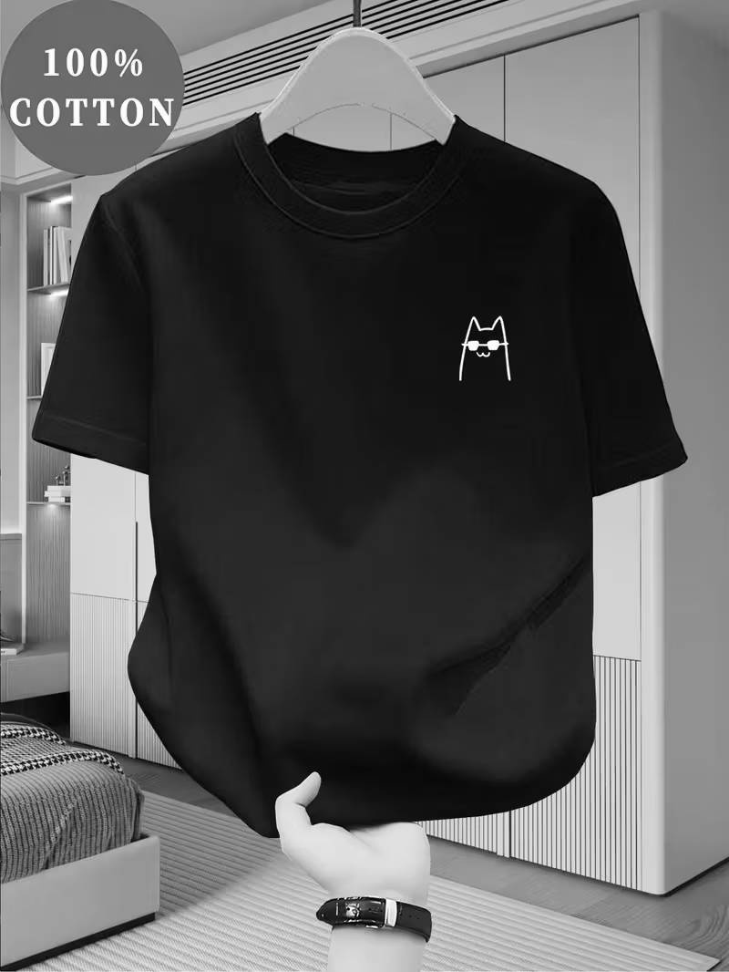 Футболка Multix рисунок черный, белый