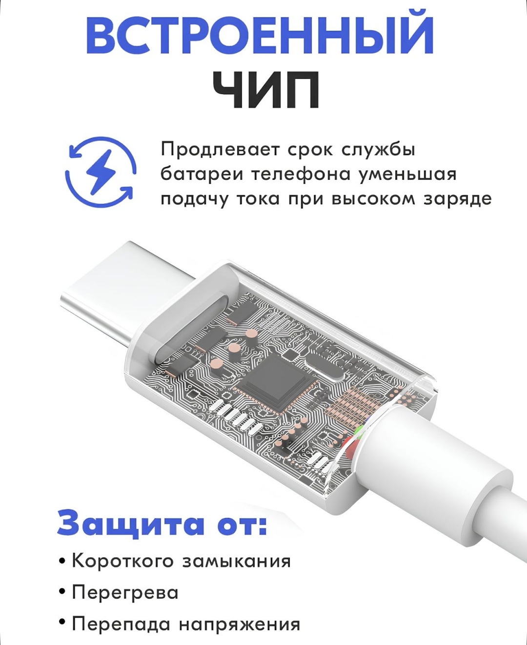 Зарядное устройство SMRT - 005 USB Type-C 20 Вт белый