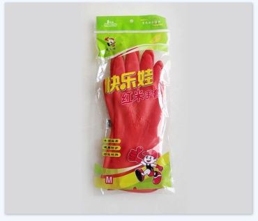 CHINA перчатки 002 M красный 2 шт