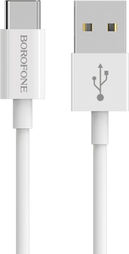 Кабель Borofone USB 2.0 (F), USB TypeC (M), 1 м, BX-22 белый