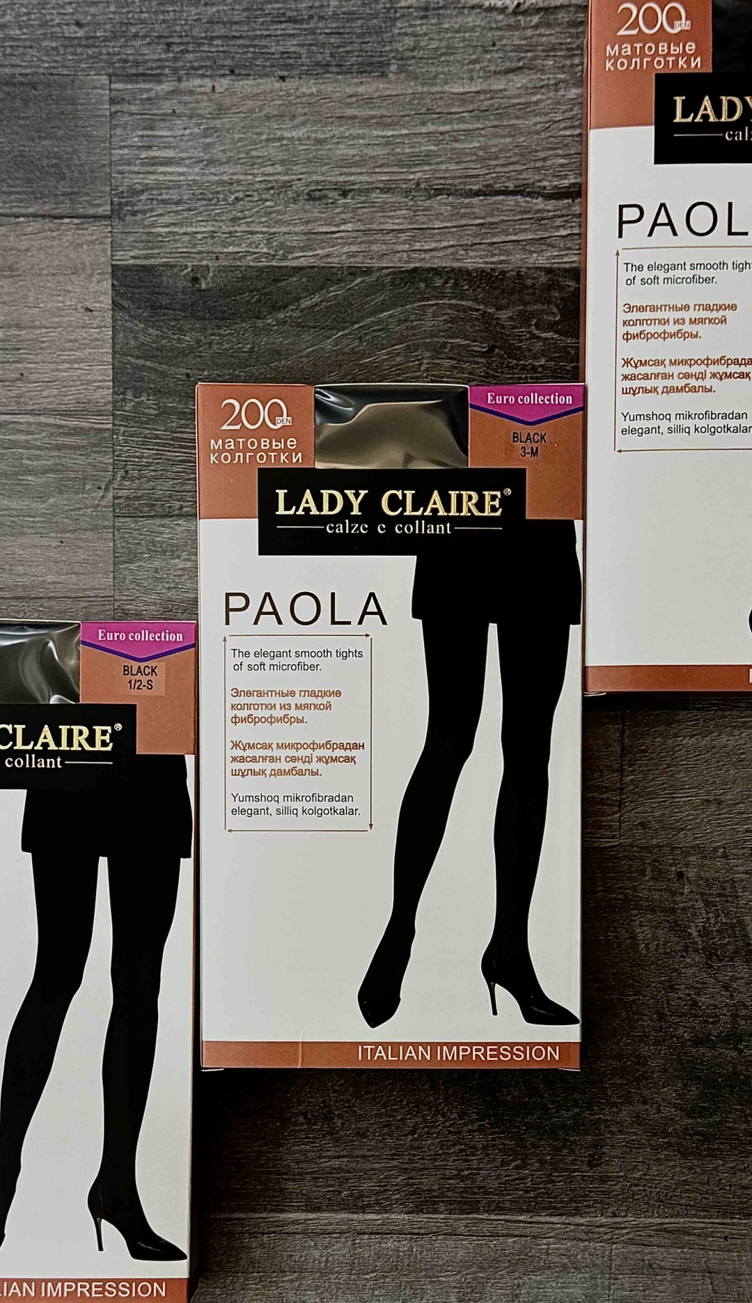 Колготки LADY CLAIRE черный