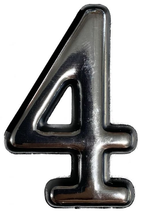 APS цифра 4, ПВХ