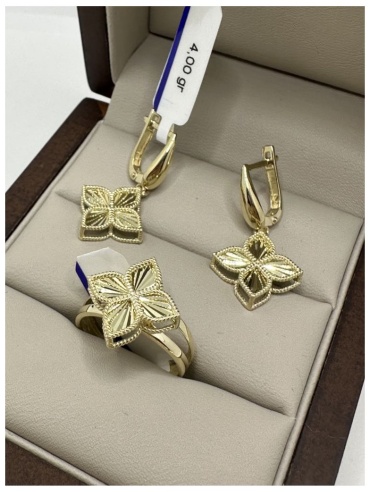 Italy Gold 585 вес 6.65 г золото, без вставок