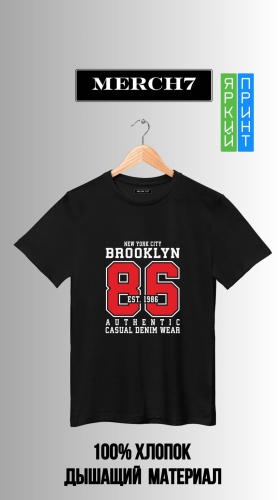 Футболка BROOKLYN черный