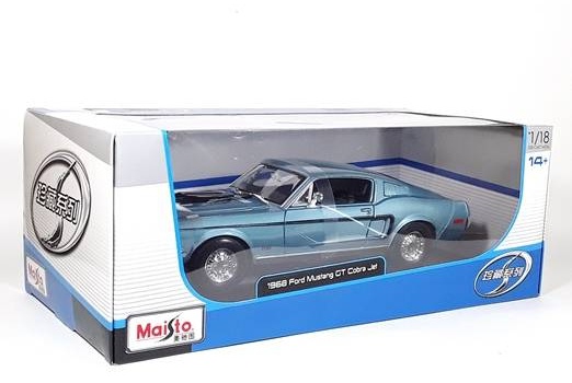 Модель Ford Mustang GT Cobra Jet 1968 1:18 Maisto