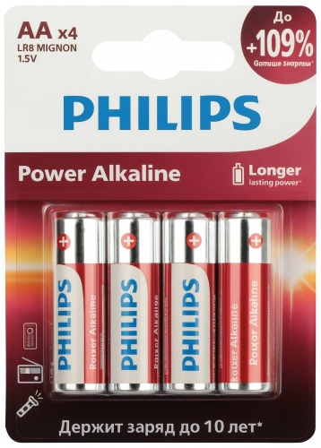 Батарейка AA Philips 4 шт