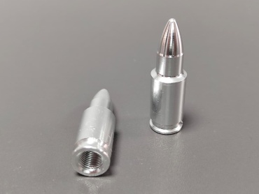 Колпачок Dreamers Bullet AV valve cap silver