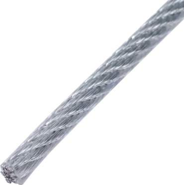 Стальной канат СИБРТЕХ D 6 мм х L 20 м
