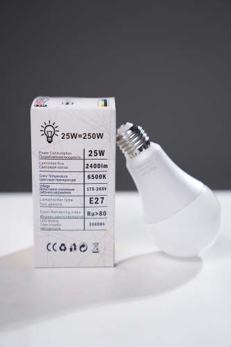 Meifan 25W E27, светодиодная, холодный белый