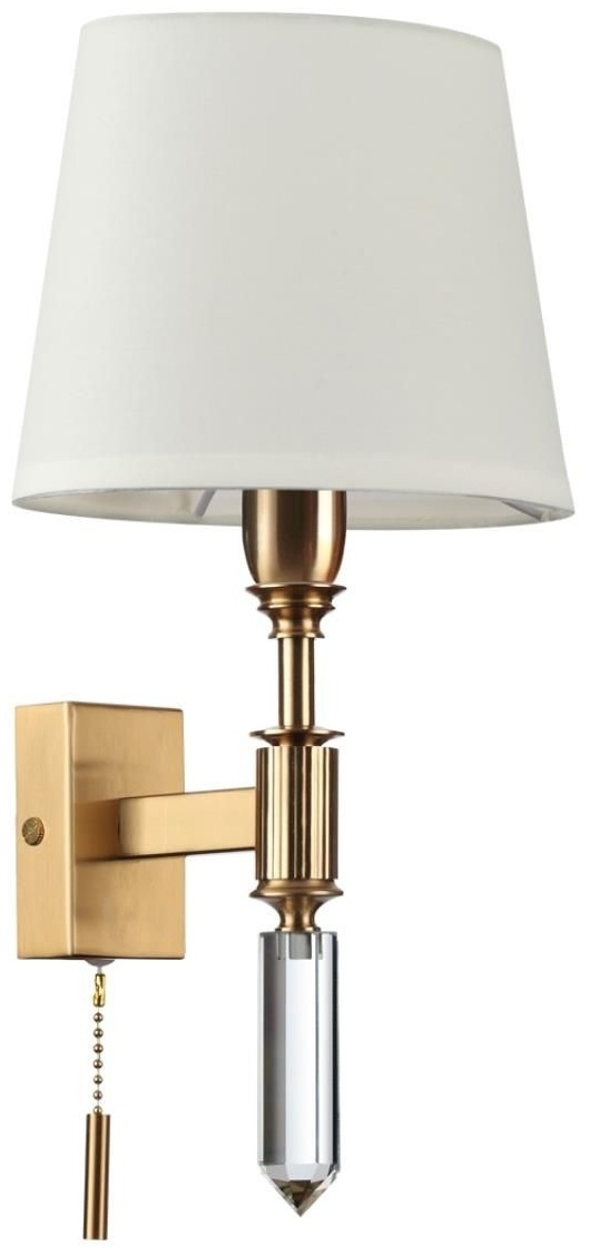 Бра настенный Odeon Light E14, белый, бронза