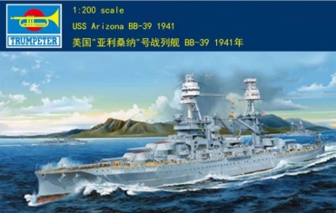 Модель Американский линкор, USS Arizona BB-39, 1941