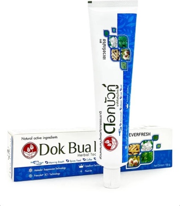 Twin Lotos зубная паста Dok Bua Ku Herbal Everfresh 100 г