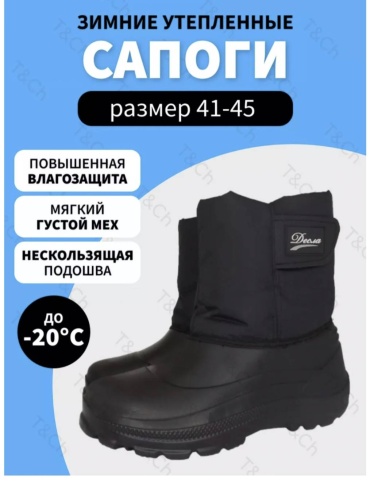 Сапоги Десла черный