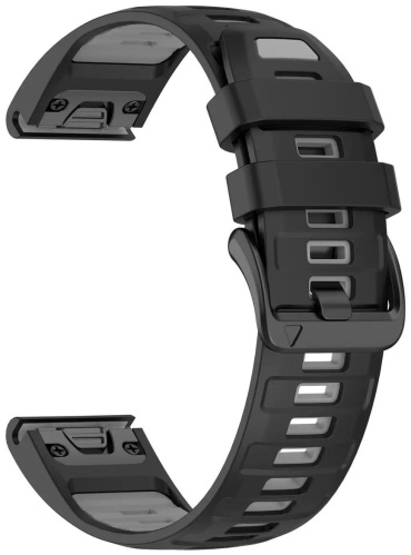 Ремешок для Garmin Fenix 5, Fenix 5 Plus, Fenix 5X, Fenix 6 серый