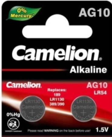 Батарейка AG10 Camelion 2 шт