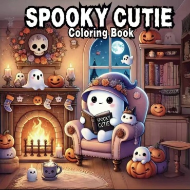 Раскраска Coco Wyo Spooky Cutie