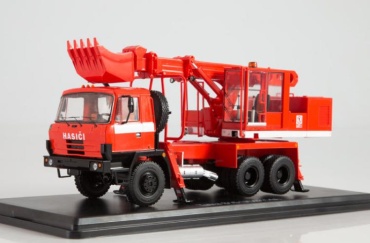 Экскаватор-планировщик UDS-114A (на шасси Tatra-815) пожарный
