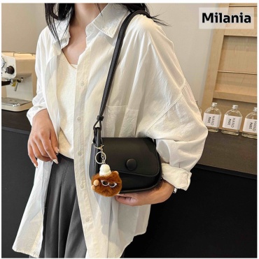 Мини-сумка Milania искусственная кожа черный