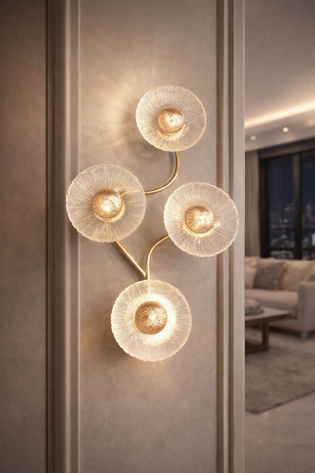 Бра настенный Werline LED, латунь