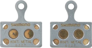 SHIMANO Metal K04TI-MX Incl. Spring/Split Pin 1 Pair