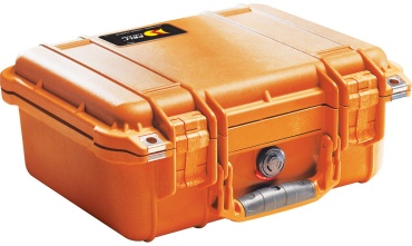 Кейс Peli 1400EU Protector Case с наполнителем оранжевый