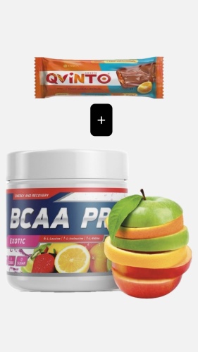 BCAA Geneticlab Nutrition Bcaa Pro фруктовый пунш + батончик Shagi нейтральный