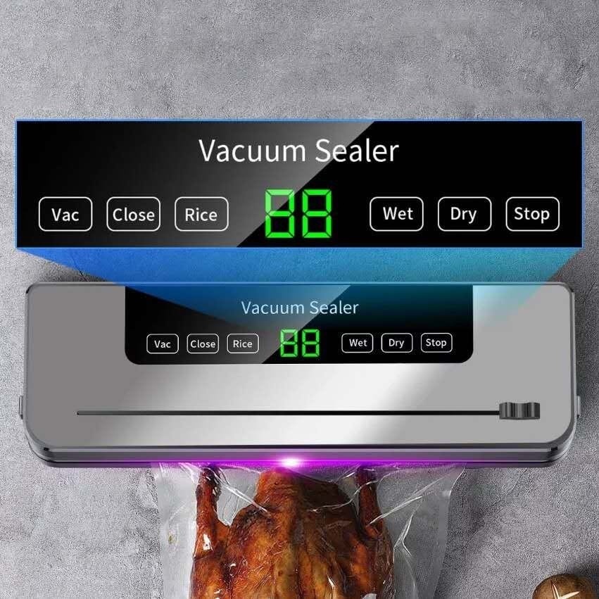 Вакуумный упаковщик Vacuum Sealer серый