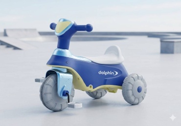 Трёхколёсный велосипед Dolphin Dolphin Baby Trike синий