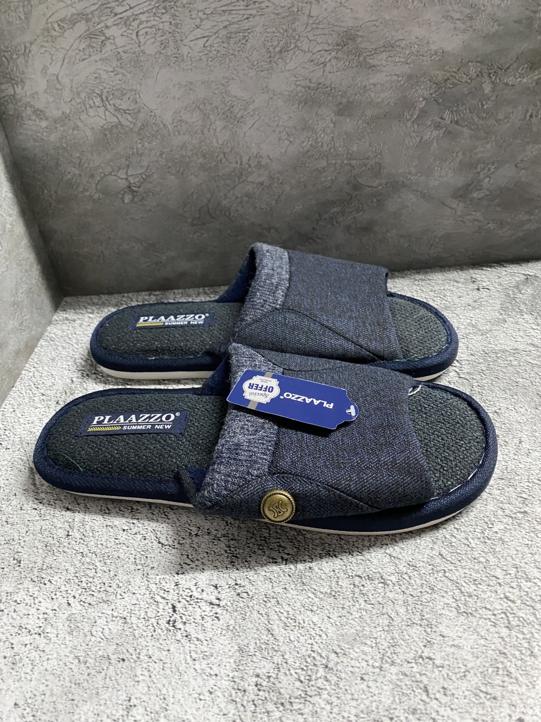 Тапочки Plaazzo синий