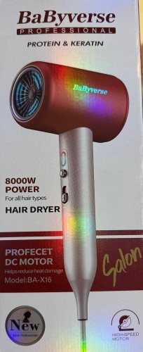 BaByverse BA-X18 фен розовый