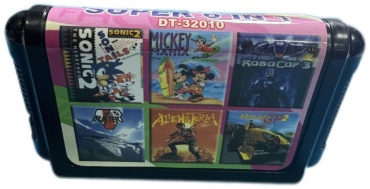 Sonic the hedgehog2, Mickey Mania, Robocop 3, Aero Master,Alienstorm, Monaco GP2 SEGA ENG