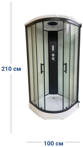 STELLA 2403 (210 см х 100 см), низкий поддон