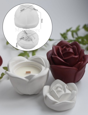 Молд Mold Store Молд Роза шкатулка силикон