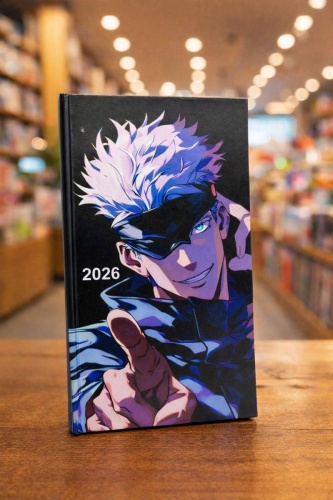 Еженедельник AruBrend Hobonichi Weeks 2026 - магическая битва, B7, 144 л, мультиколор