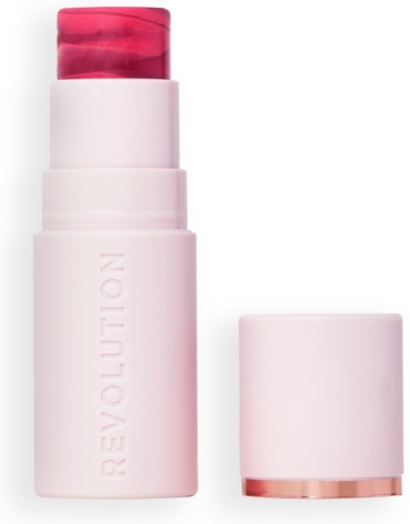 Makeup Revolution silk blish stick румяна Berry flush marble effect