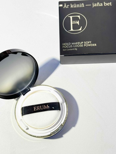 Пудра ERUM Hold Makeup Soft Focus Loose рассыпчатая E2 Soft Viel светло-бежевый