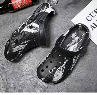Сабо FASHION черный, белый