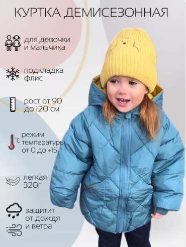 Куртка BOBO kids голубой