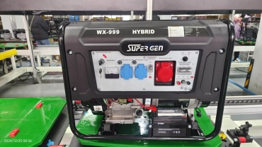Электростанция газо-бензиновая Supergen 8 кВт 3 (380/220 В), WX-999 HYBRID