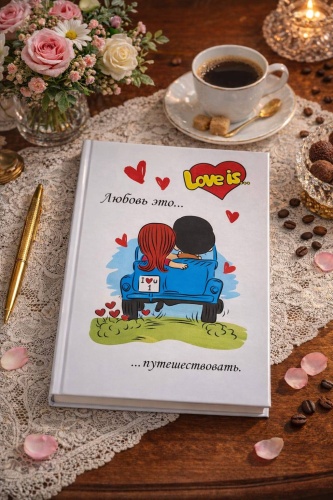 Блокнот Love is..., A5, 80 л, мультиколор