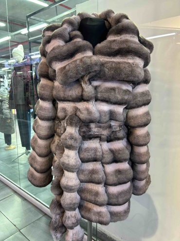Шуба черный, белый