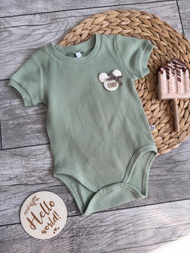 Боди Twins Textile оливковый