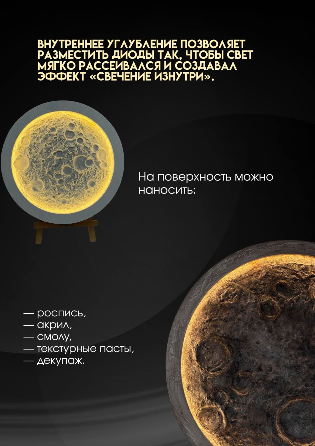 АРТБОРД ЛУНА 35 cm