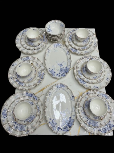 Сервиз кофейный FS-26-BlueRose 6 в 1