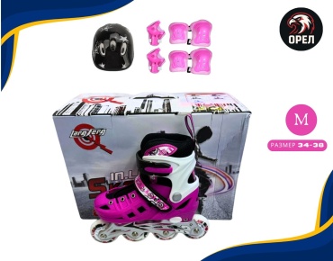 InLine Skates Ролик linе Орел розовый 34-38