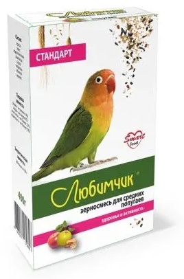 Любимчик Стандарт для средних попугаев 400 г