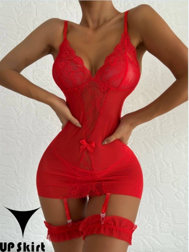 Платье UP Skirt красный